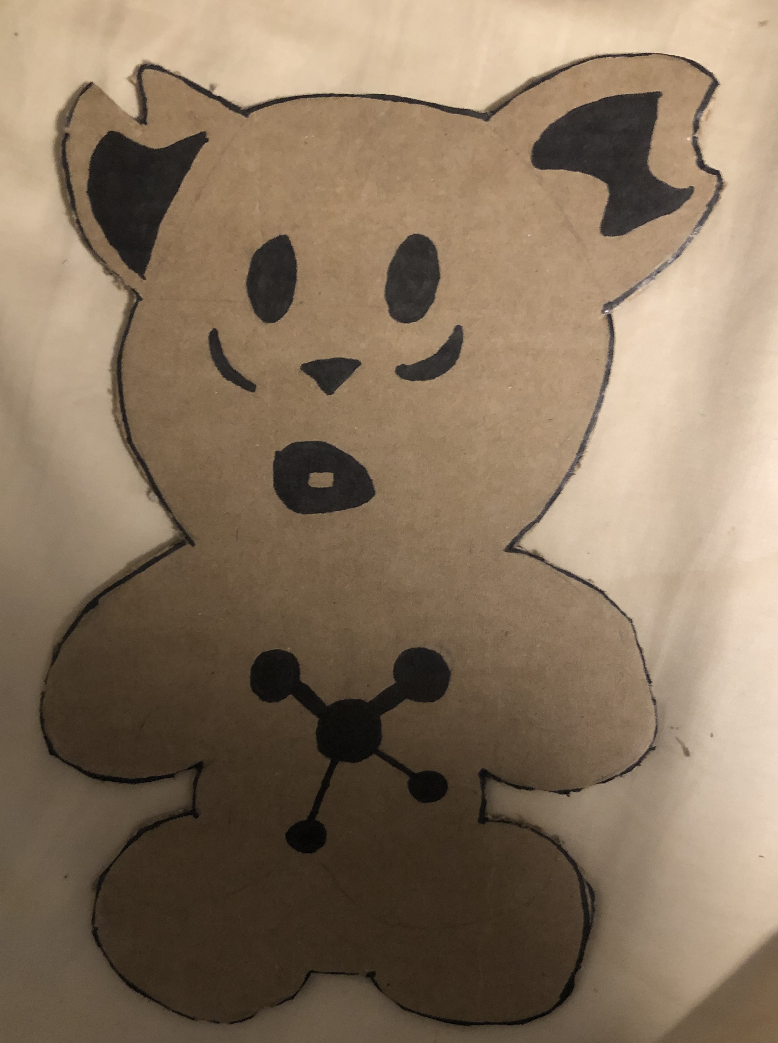 WGCTF badge cardboard cutout